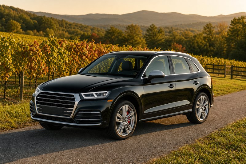Audi Q5 luxury SUV for Yadkin Valley wine tours